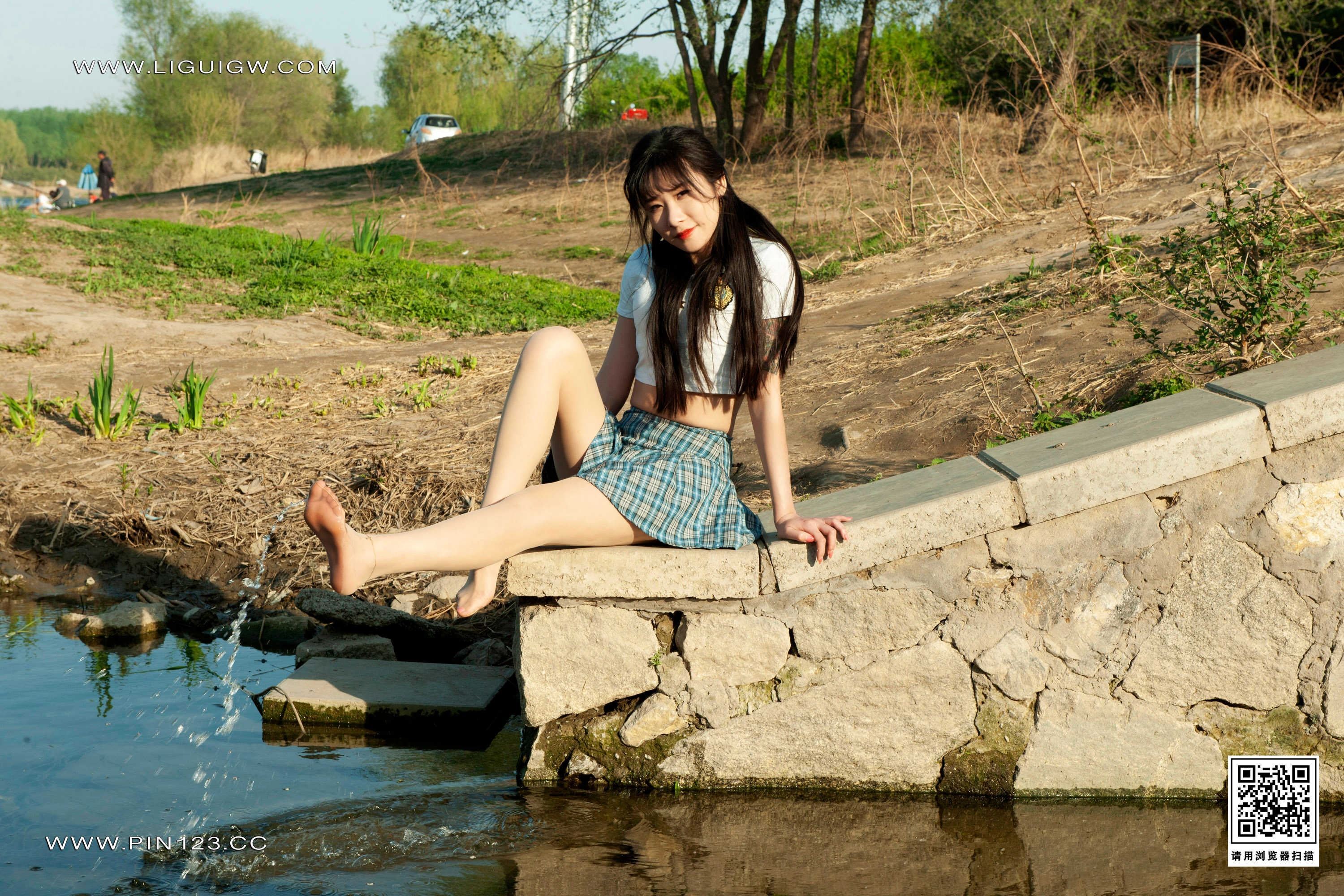 Ligui丽柜 2024.03.11 绿水青丝 Kiki